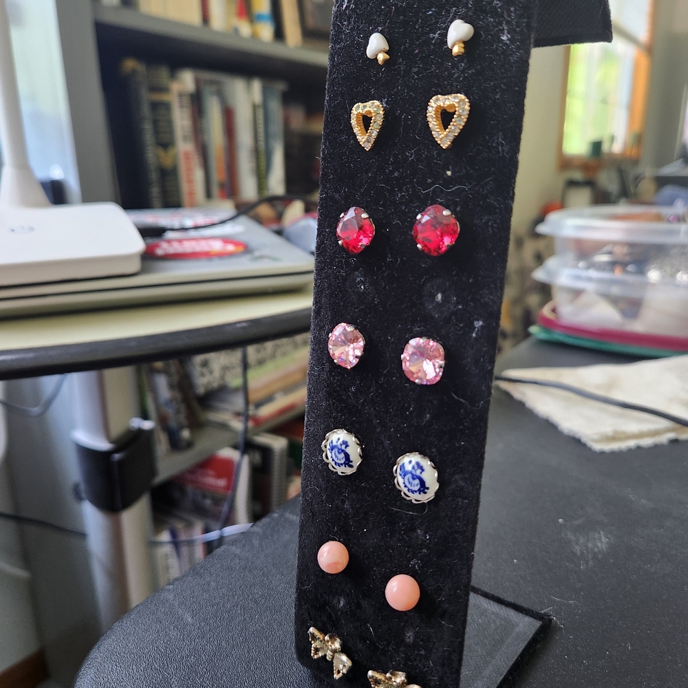 Elegant Multi-Color Earring Set